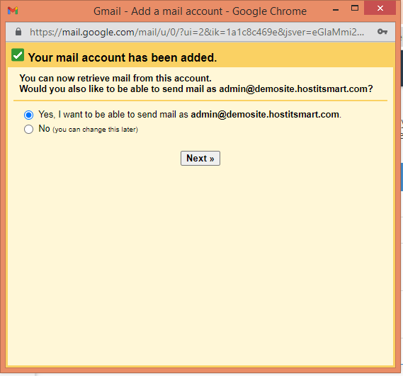اتصال ایمیل هاست به Gmail - دریافت ایمیل از طریق Gmail با ایمیل هاست (SMTP)