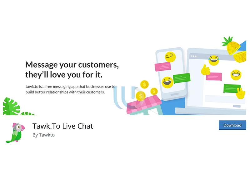 افزونه چت آنلاین Live Chat در وردپرس - Tawk.to Live Chat